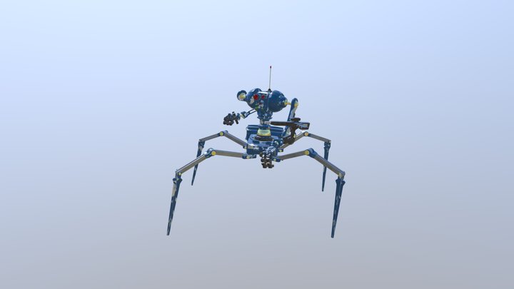 Spider Robot,  robot spider, spider123 3D Model