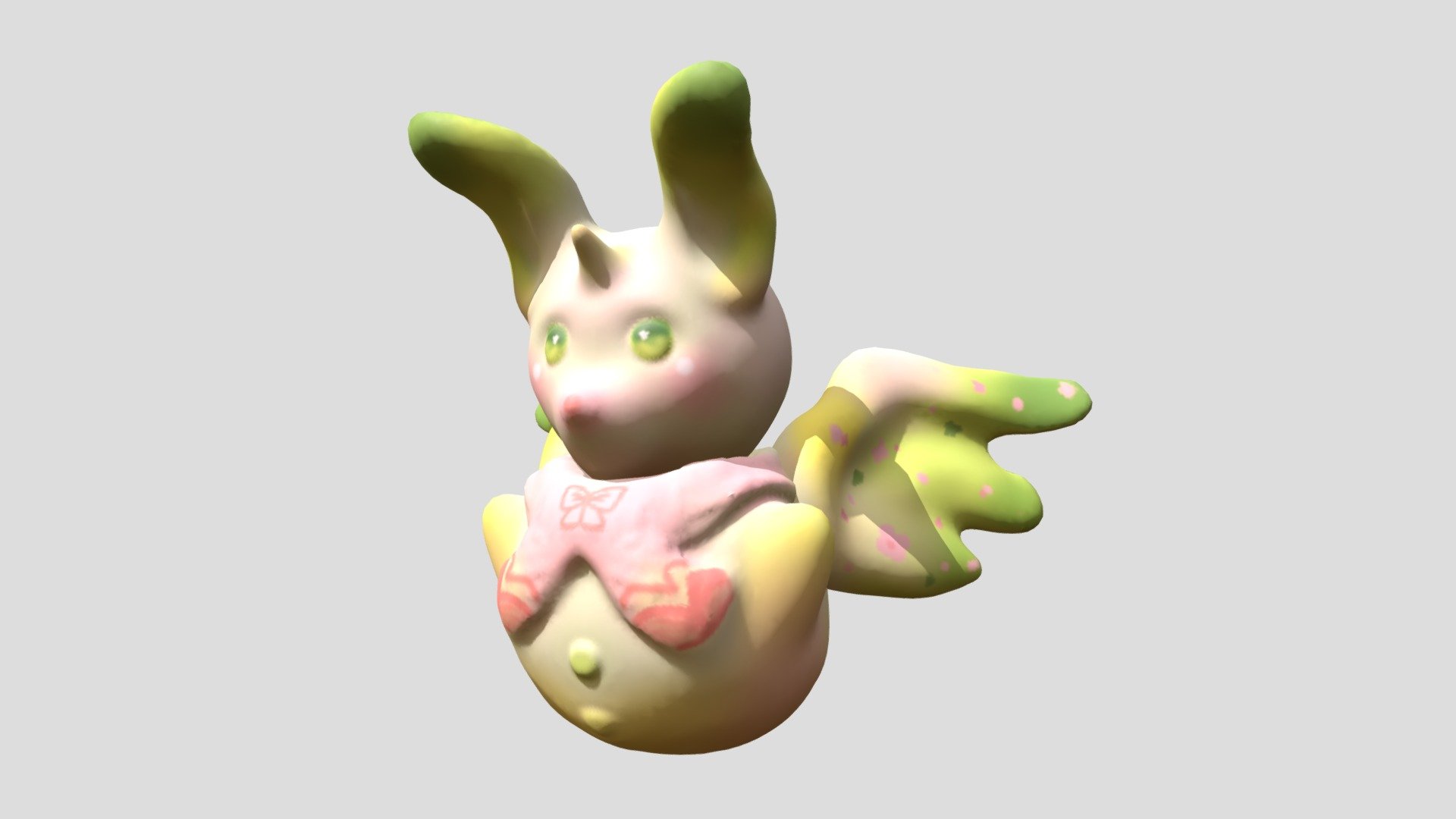 夢幻飛天獸-清晨花園 — Sketchfab embed 3D viewer