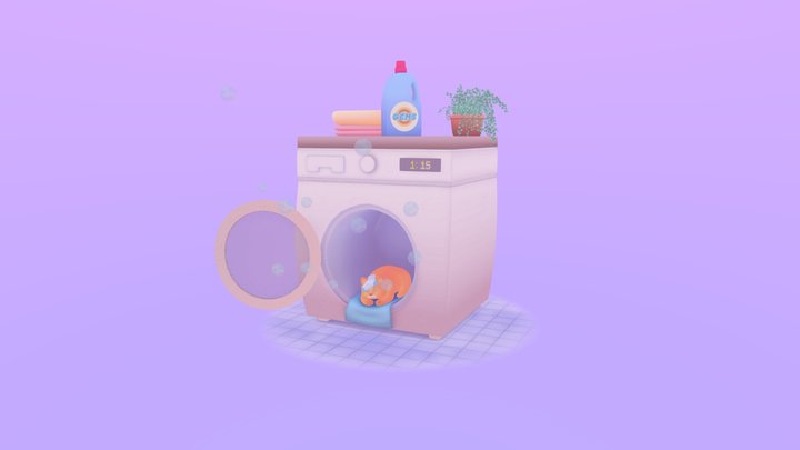 Laundry Day - #inthecloud5k 3D Model
