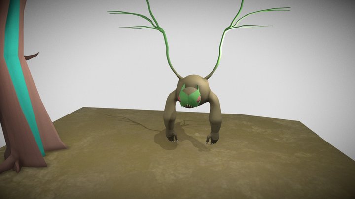 Plant Dragon 3D Model