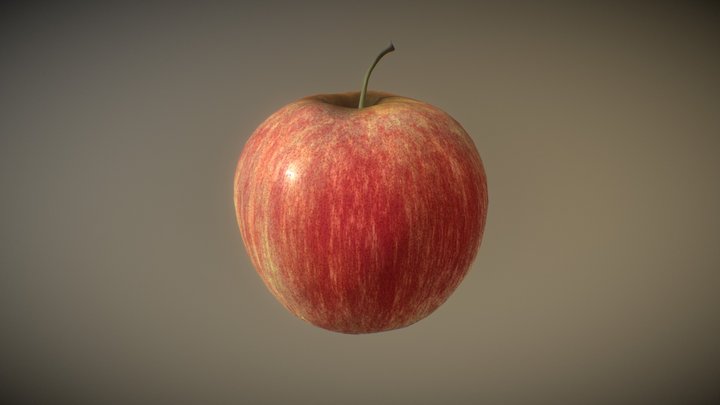 Apple Fruit 3D Model