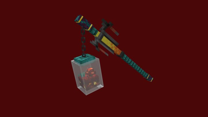 Nether Traveler's Staff 3D Model