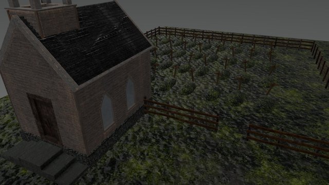 Cemetery 3D Model