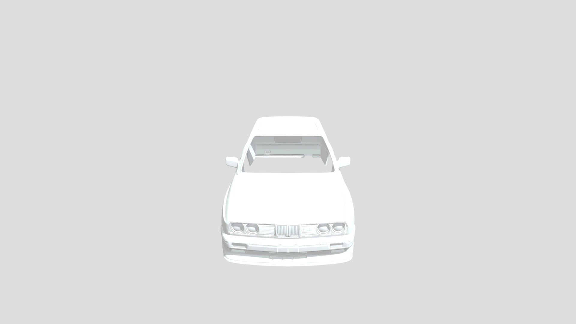 BMW E30 M3 Printable Body Car