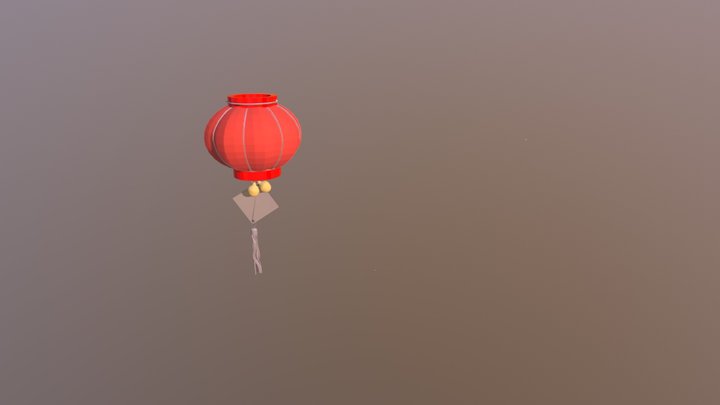 Lanterna cinese 3D Model