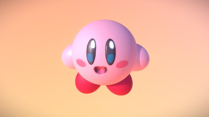 Kirby (School Assignment) 3D Model
