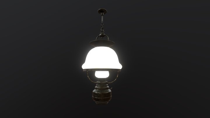 American Coop 1850 Lamp 3D Model