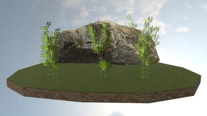 Bamboo Plants FREE Low Poly – Modèle 3D gratuit STL