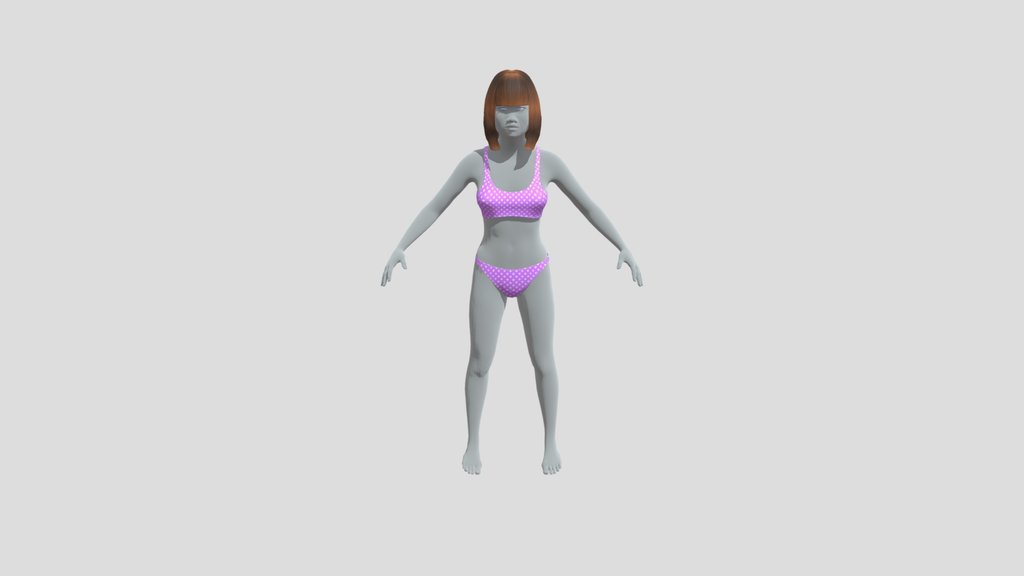 Keiko Character Rigged