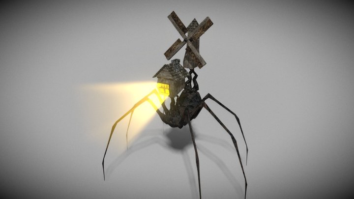 Spider House 3D Model