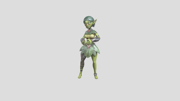 Jolleen Listening To Music – Modèle 3D gratuit STL