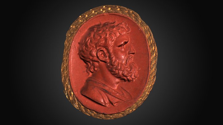Popiersie mężczyzny [Miltiades]  - model 3D