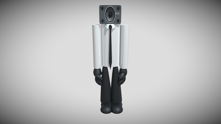 Pablo the speakerman 3D Model