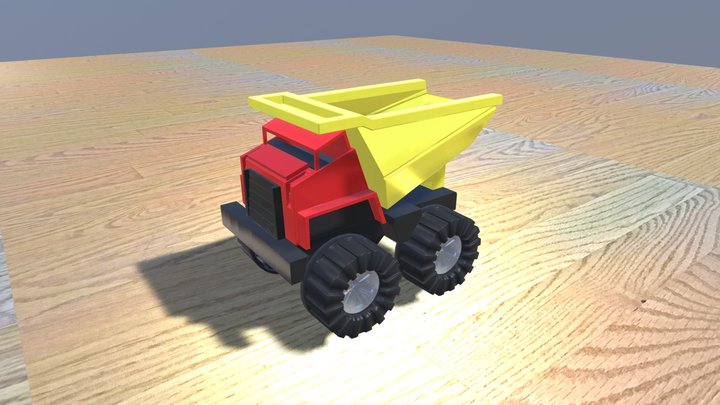 Toy Truck 3D Model