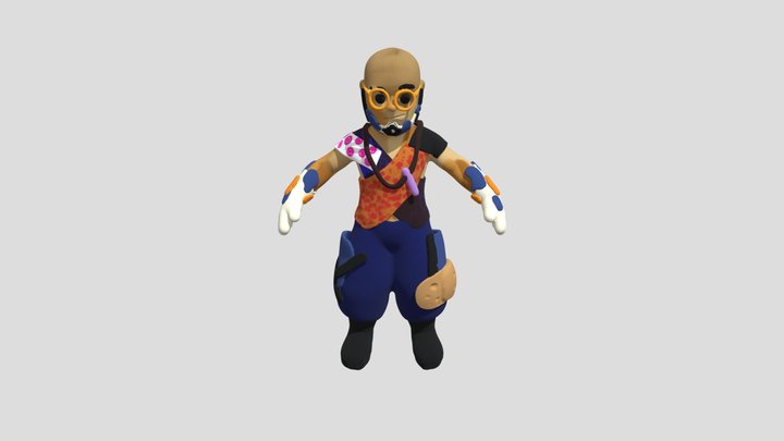 It Takes two - Male 3D Model