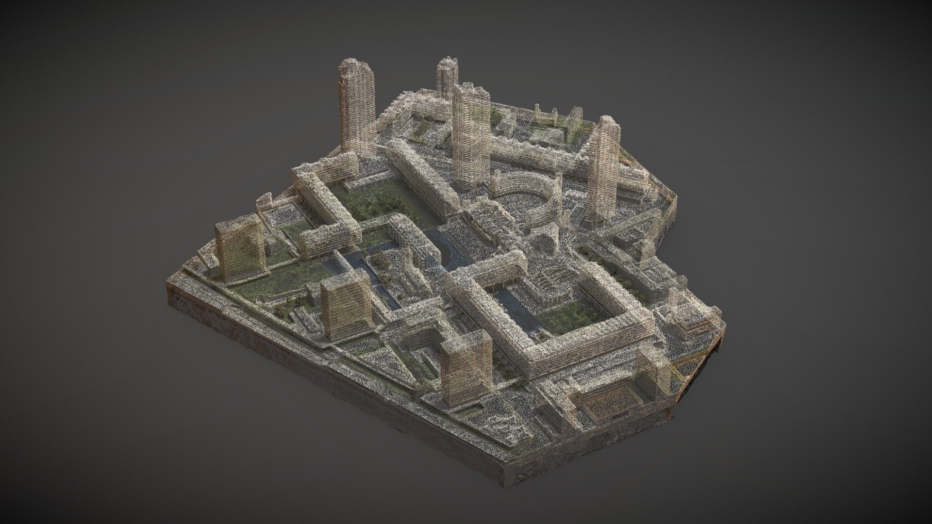 Barbican Estate scale model ::Pointcloud:: - 3D model by Thomas Flynn ...