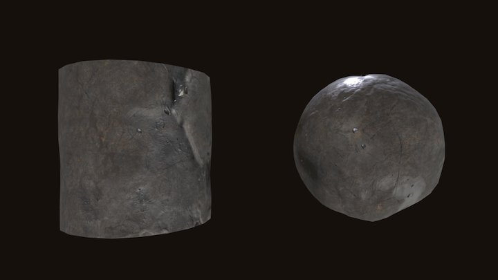 Muddy Rock Ground 3D Model