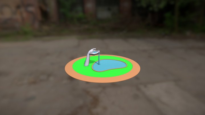 HandsSquare 3D Model
