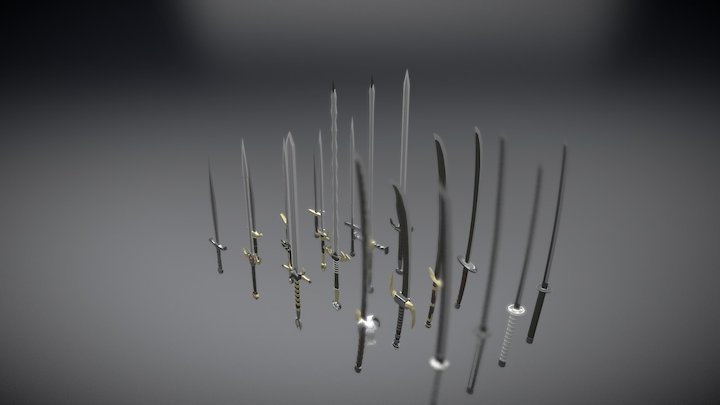 Swords 3D Model