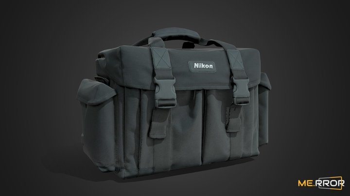 Nikon Camera Bag 3D Model