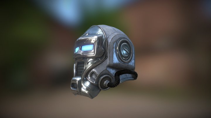 AVT  BSFS 3rd Helm Visor 3D Model