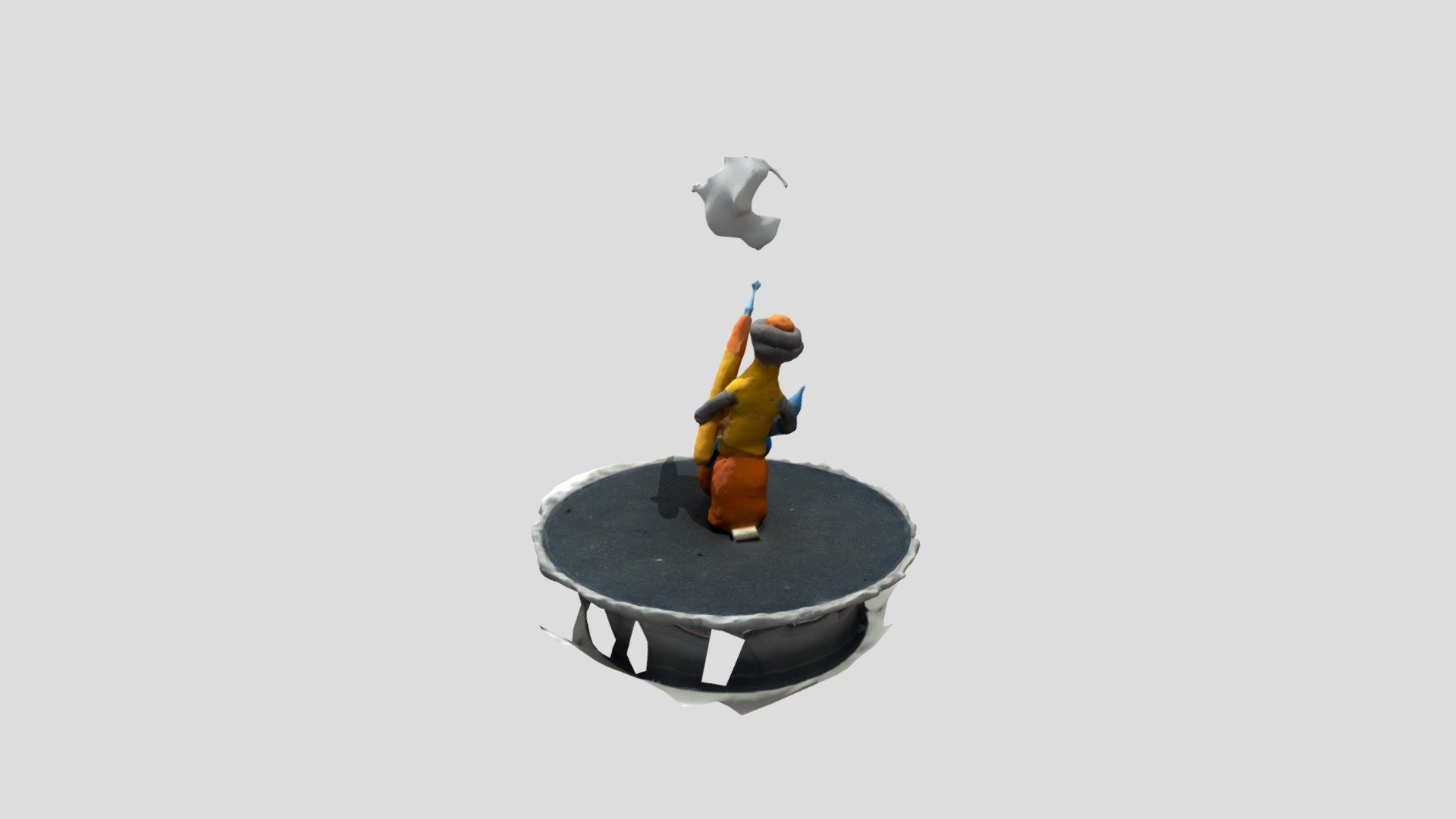 Stick Man Sitting