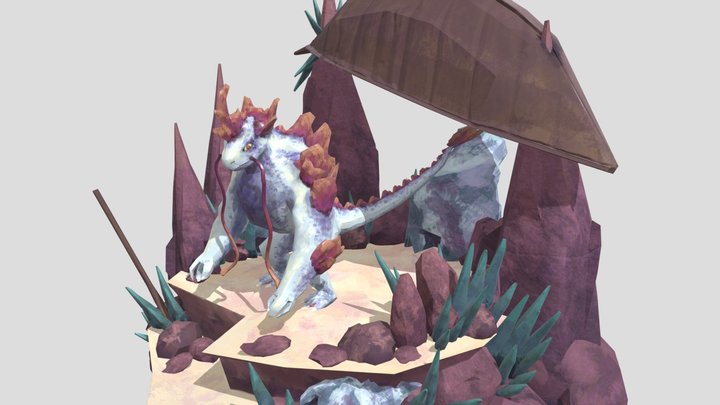 Final Scene - Underwater scene 3D Model