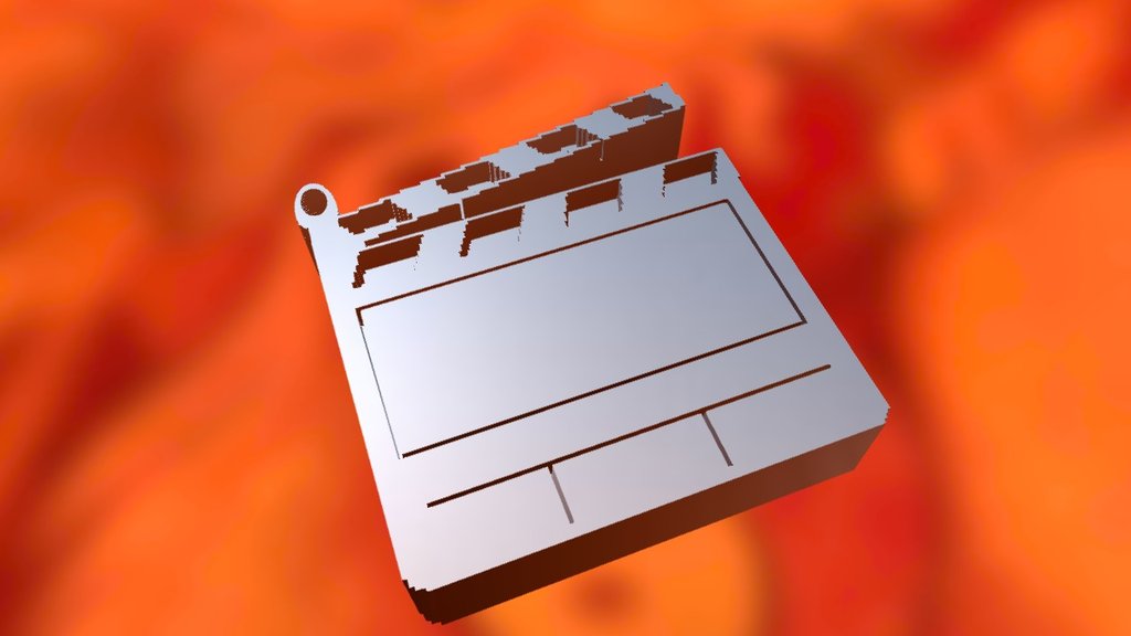 cinema clap - charm for necklace or bracelet