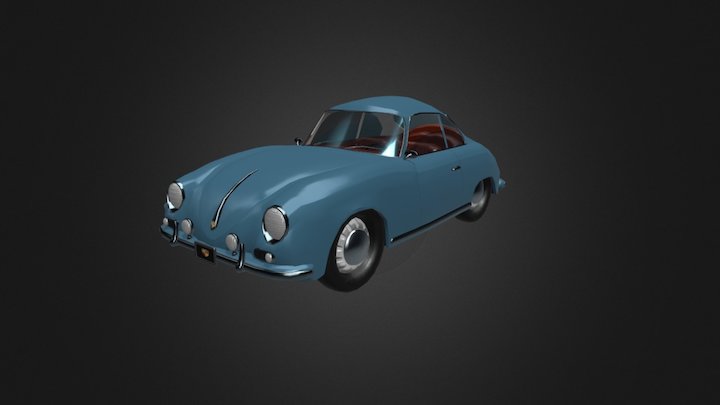 Porsche 356 3D Model
