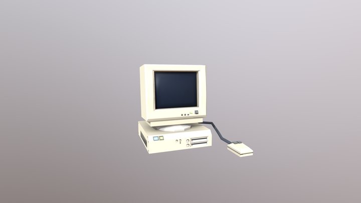90's PC 3D Model