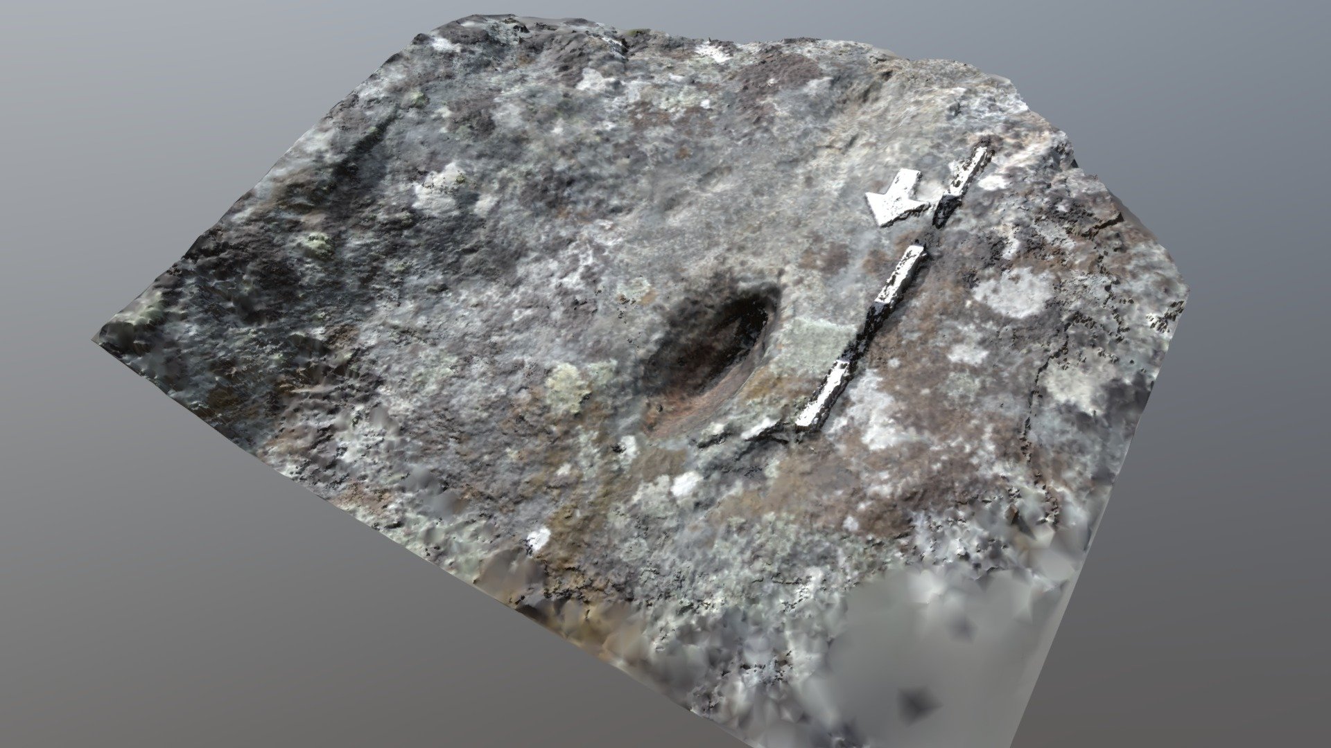 Ceosabh 01, Area 3 Cup Marked Rock