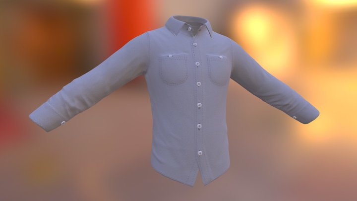 Polo Shirt 3D Model