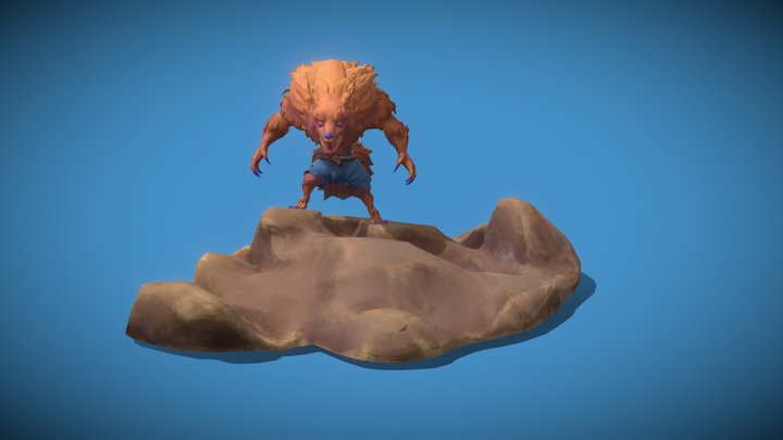 Werewolf 3D Model