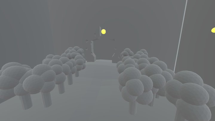 lowpoly 8bit portal 3D Model