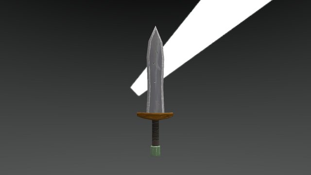Used Sword 3D Model
