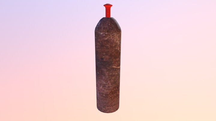 Sci-fi Gas Canister 3D Model
