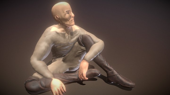 Peasant 3D Model