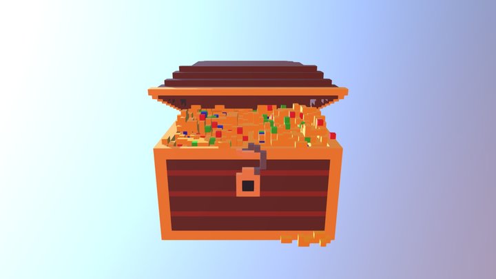 Treasure Chest 3D Model