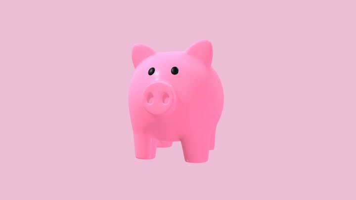 Piggy bank 3D Model