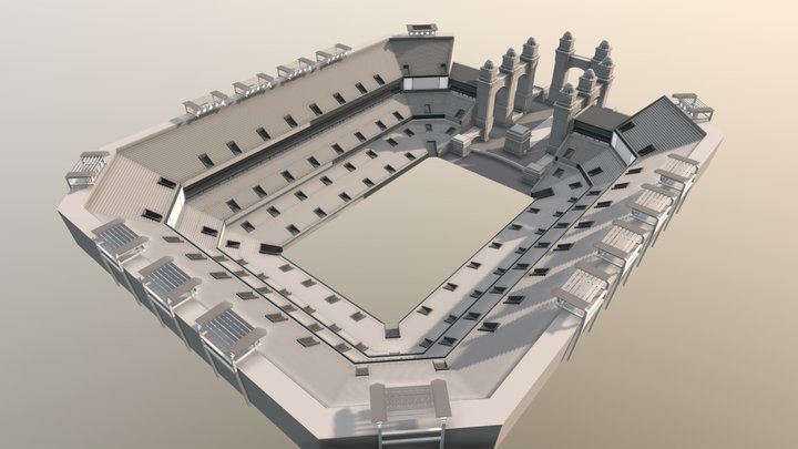 Axis Football New York Stadium 3D Model