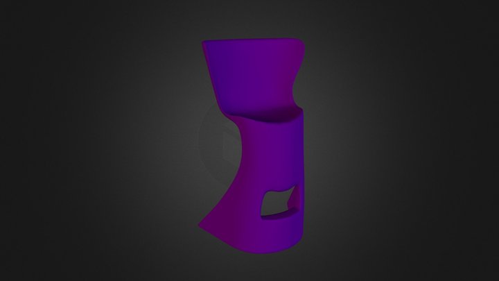 avant garde bar chair 3D Model