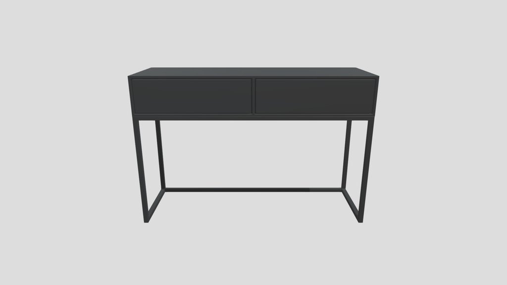 Modern Black Console