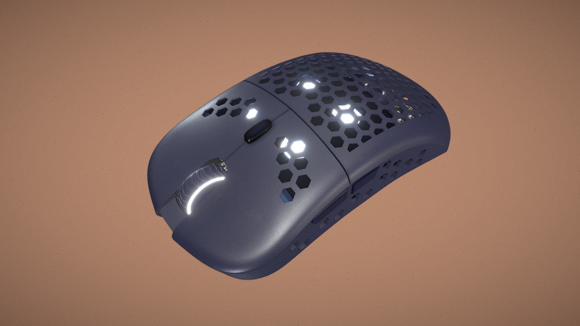 3D Lightweight Gaming Mouse - High Poly - Download Free 3D model by ...