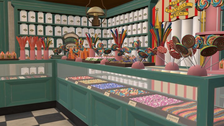 Honey Dukes Shop 3D Model