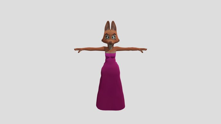Diane Foxington 3D Model