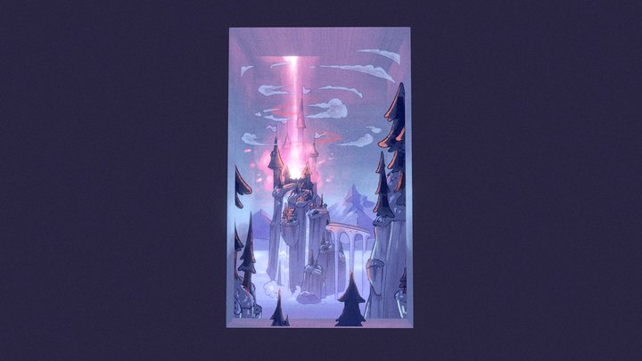 Fantasy Castle 3D Model
