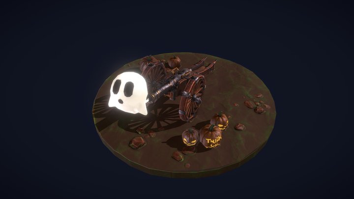 [Student Work] "Haunted cannon" 3D Model