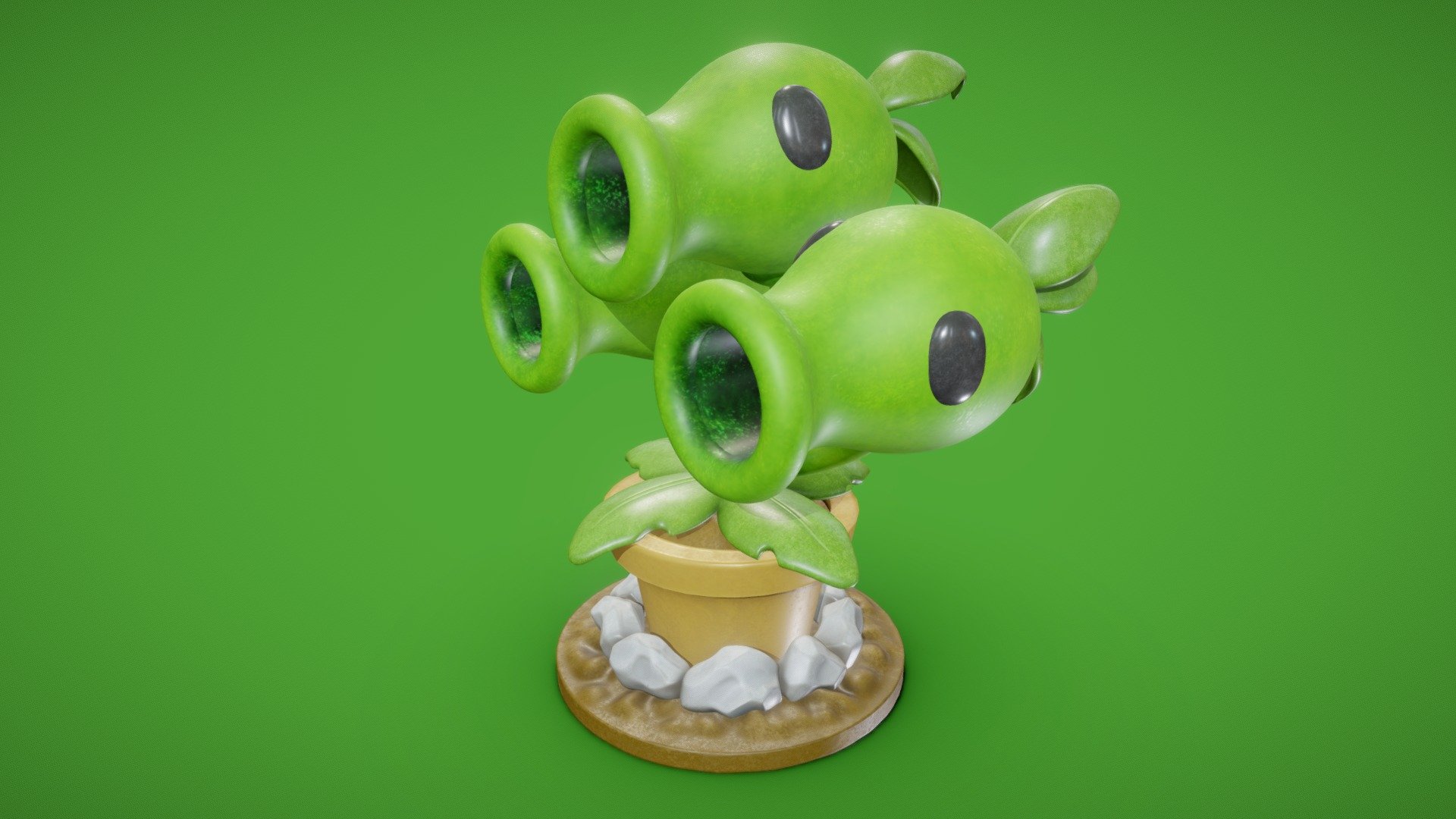 Varizal Zulmi - Basic Zombie Plants vs Zombies 3D Fanart