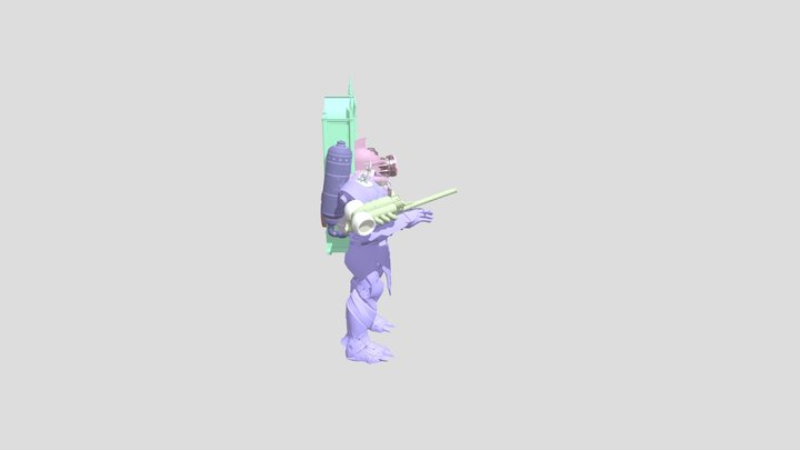 Titan-clockman 3D Model