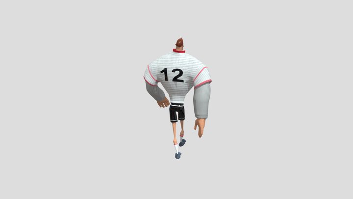 Rugbyplayer3 3D Model
